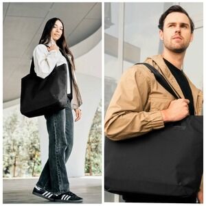 Alpaka Elements Tote L Black 20L Laptop Bag 16" Water Resistant Tech Tote NWOT